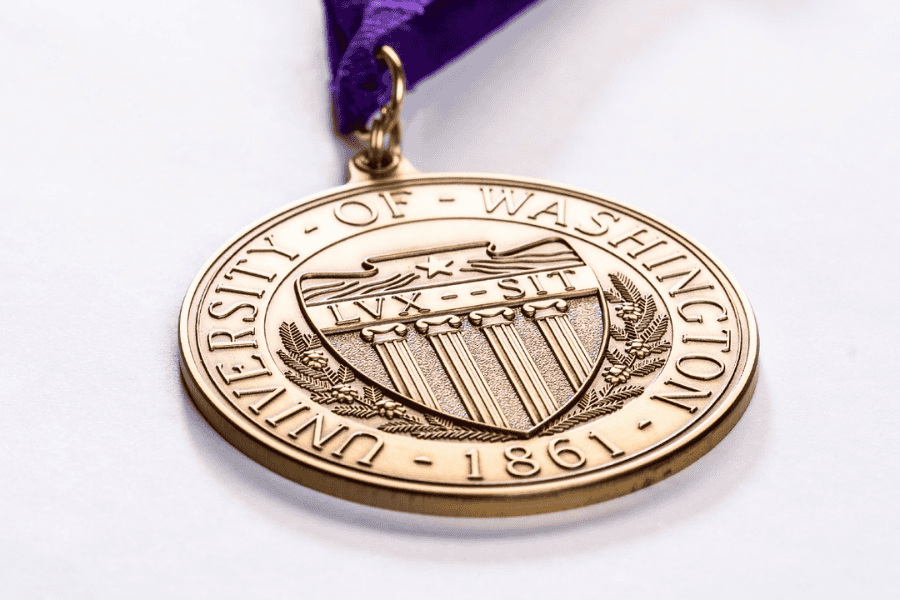 UW Awards of Excellence gold medallion