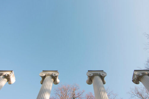 pillars from below