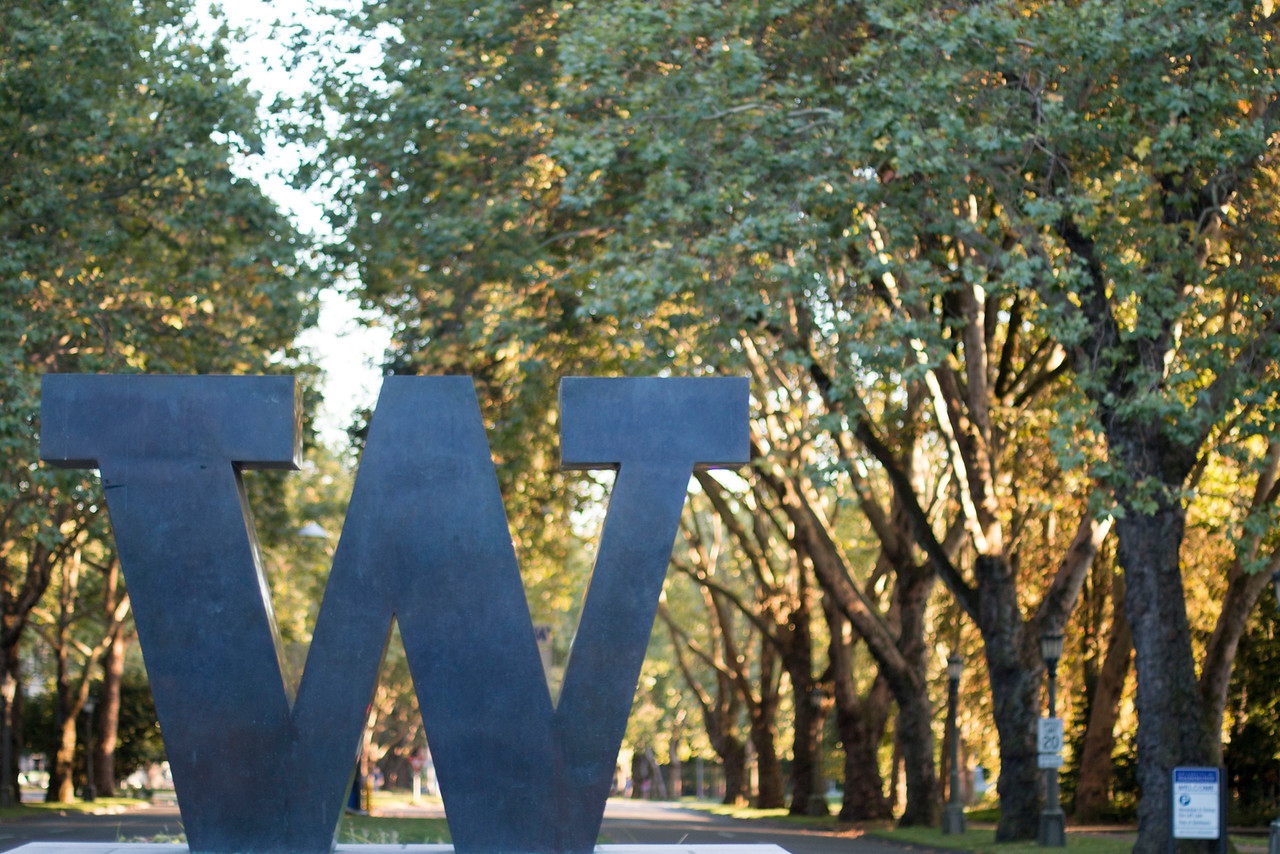UW W Statue